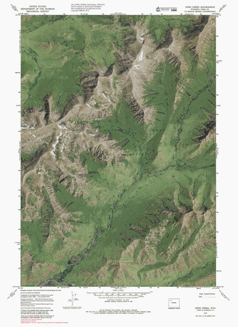 WY-OPEN CREEK: GeoChange 1969-2012 Preview 1
