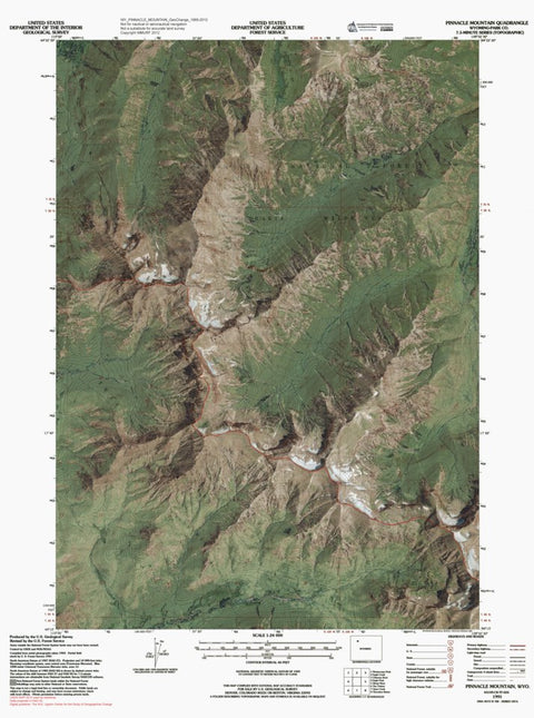 WY-PINNACLE MOUNTAIN: GeoChange 1969-2012 Preview 1