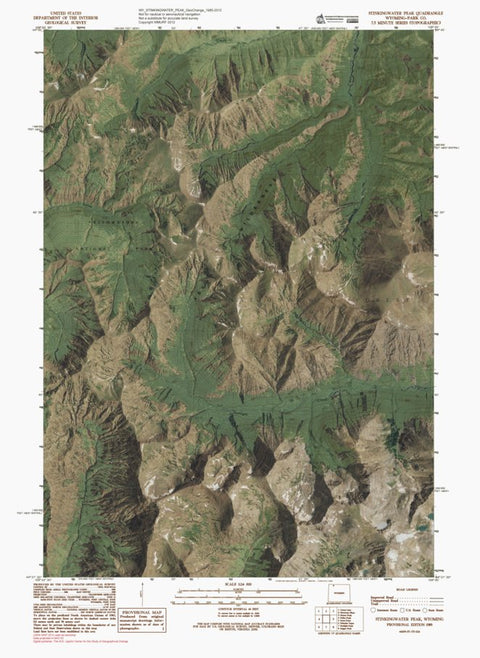 WY-STINKINGWATER PEAK: GeoChange 1985-2012 Preview 1