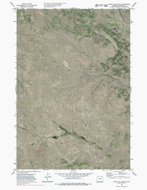 WY-WHITE TAIL BUTTE: GeoChange 1970-2012 Preview 1