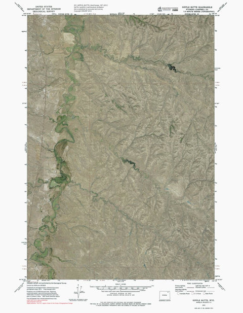 WY-NIPPLE BUTTE: GeoChange 1971-2012 Preview 1