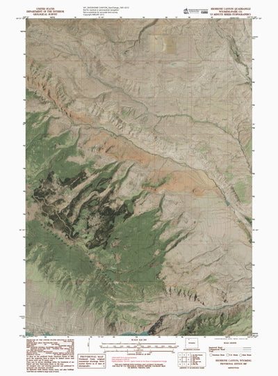 WY-SHOSHONE CANYON: GeoChange 1981-2012 Preview 1