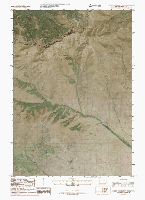 WY-NORTH FORK PICKETT CREEK: GeoChange 1981-2012 Preview 1