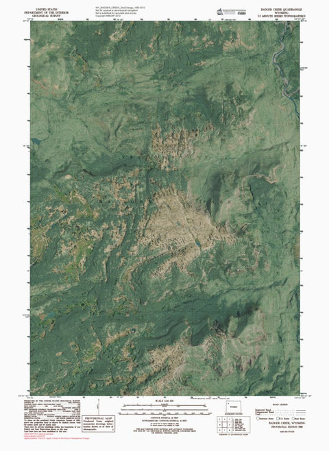 WY-BADGER CREEK: GeoChange 1985-2012 Preview 1