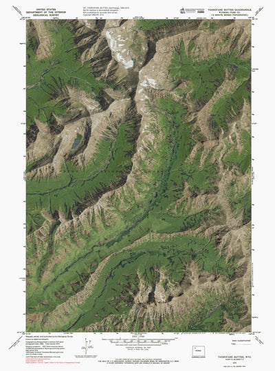 WY-THOROFARE BUTTES: GeoChange 1969-2012 Preview 1