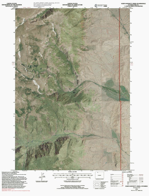 WY-NORTH BENNETT CREEK: GeoChange 1981-2012 Preview 1