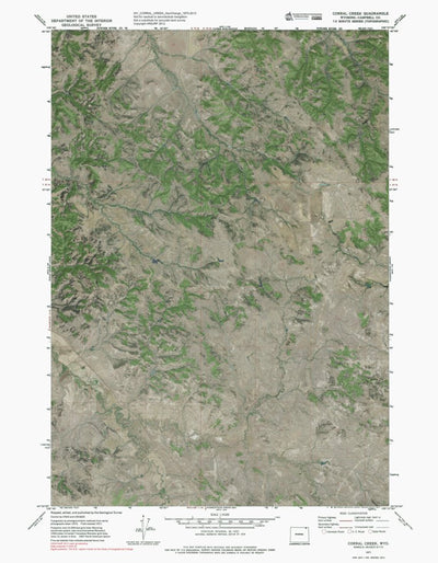 WY-CORRAL CREEK: GeoChange 1970-2012 Preview 1