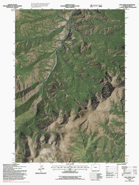 WY-LAKE CREEK: GeoChange 1969-2012 Preview 1