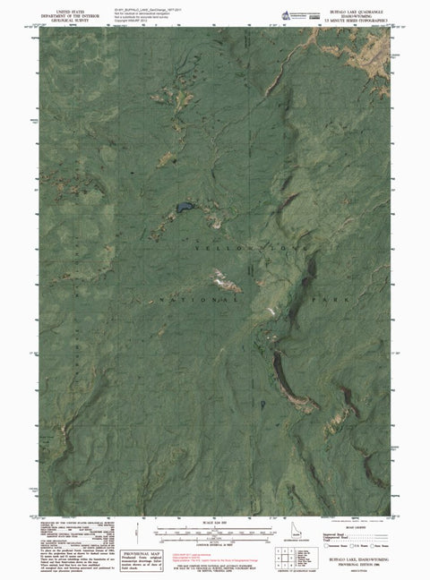 ID-WY-BUFFALO LAKE: GeoChange 1977-2011 Preview 1