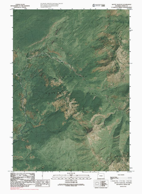 WY-MOUNT HANCOCK: GeoChange 1984-2012 Preview 1