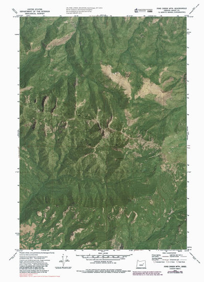 OR-PINE CREEK MOUNTAIN: GeoChange 1971-2012 Preview 1