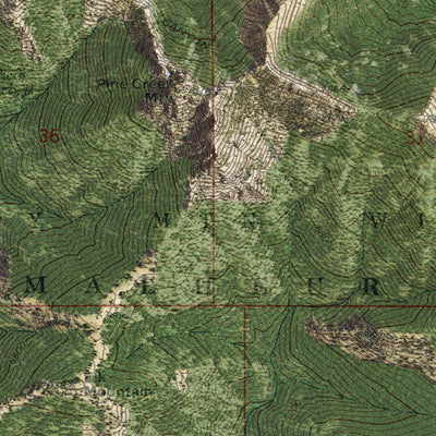 OR-PINE CREEK MOUNTAIN: GeoChange 1971-2012 Preview 2