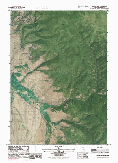 OR-ISHAM CREEK: GeoChange 1984-2012 Preview 1