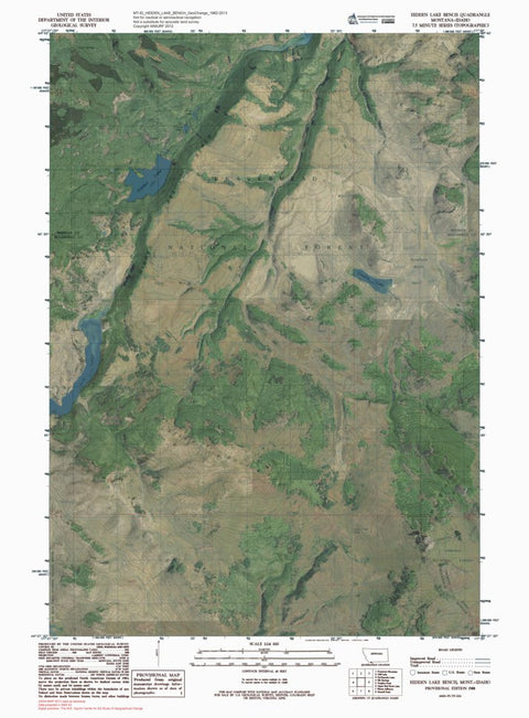 MT-ID-HIDDEN LAKE BENCH: GeoChange 1982-2013 Preview 1