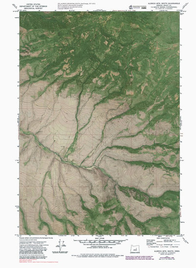 OR-ALDRICH MOUNTAIN SOUTH: GeoChange 1971-2012 Preview 1