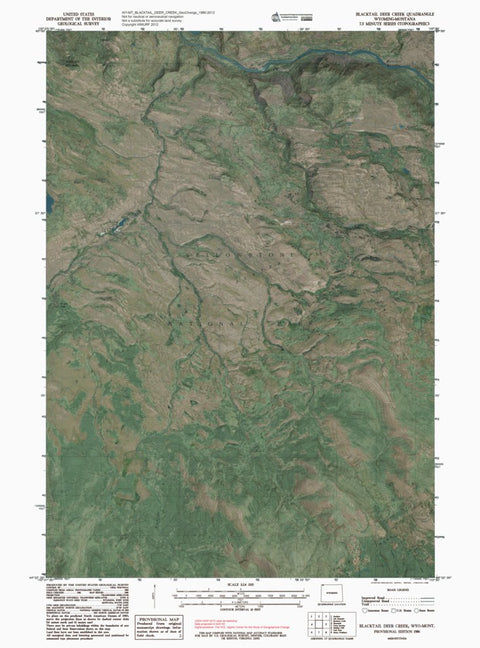 WY-MT-BLACKTAIL DEER CREEK: GeoChange 1980-2012 Preview 1