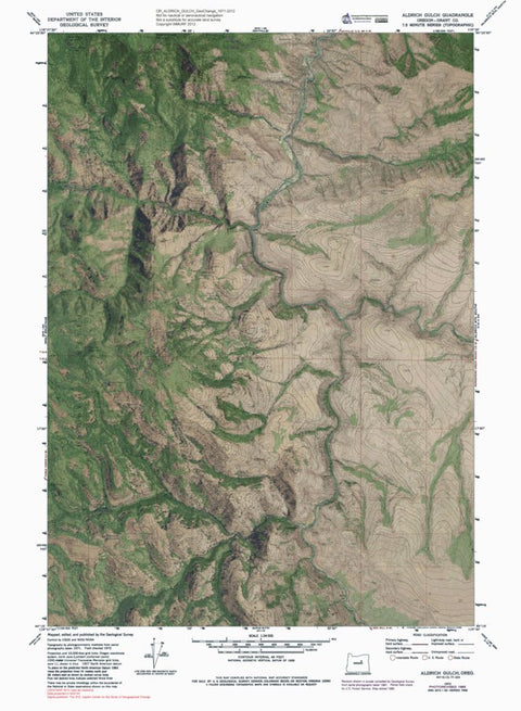 OR-ALDRICH GULCH: GeoChange 1971-2012 Preview 1
