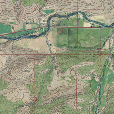 OR-SHOP GULCH: GeoChange 1971-2012 Preview 2