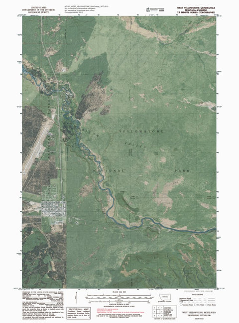 MT-WY-WEST YELLOWSTONE: GeoChange 1977-2013 Preview 1
