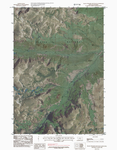 MT-WY-BLACK PYRAMID MOUNTAIN: GeoChange 1981-2013 Preview 1