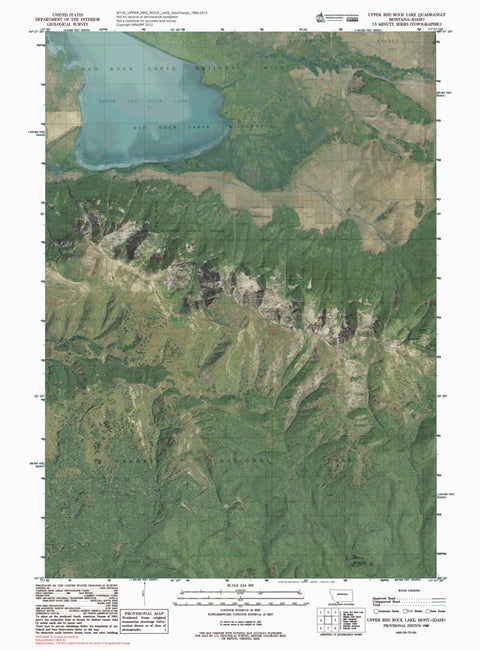 MT-ID-UPPER RED ROCK LAKE: GeoChange 1982-2013 Preview 1