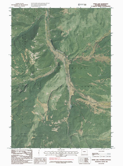 WY-MT-DIVIDE LAKE: GeoChange 1977-2013 Preview 1