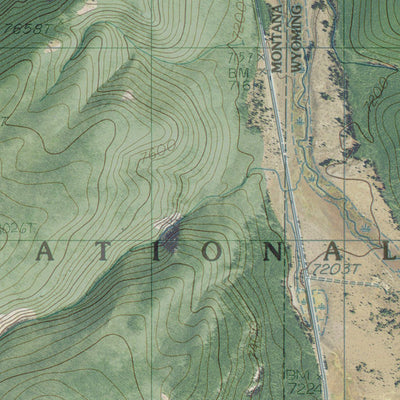 WY-MT-DIVIDE LAKE: GeoChange 1977-2013 Preview 2