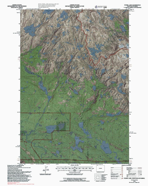 MT-WY-FOSSIL LAKE: GeoChange 1981-2013 Preview 1
