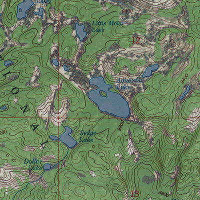 MT-WY-FOSSIL LAKE: GeoChange 1981-2013 Preview 2
