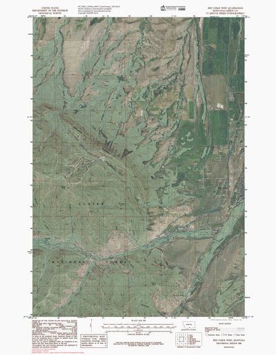 MT-RED LODGE WEST: GeoChange 1975-2013 Preview 1