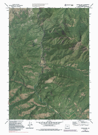 OR-CANYON MOUNTAIN: GeoChange 1971-2012 Preview 1