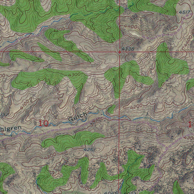 MT-LONE INDIAN BUTTE: GeoChange 1951-2013 Preview 3