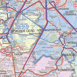 Ленинградская область. Карта автобусных маршрутов (12.2013). Leningradskaya Oblast Bus Map Preview 3