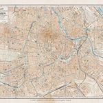 Wien (Vienna) City Map, about 1910 Preview 1