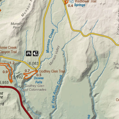 Crater Lake Geologic Guide and Recreation Map - Side 1 Preview 2