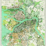 План Петрограда на 1923 г. Petrograd (Saint Petersburg) City Map, 1923 Preview 1