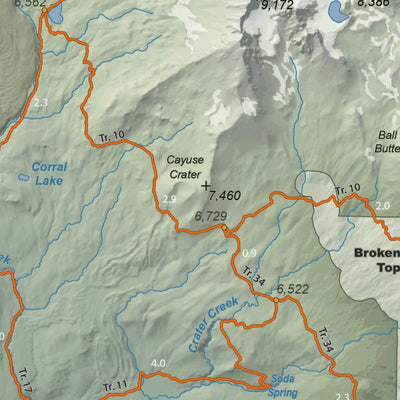 Three Sisters Geologic Guide and Recreation Map -Side 1 Preview 2