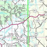 Holly Springs National Forest Visitor Map Preview 2