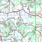 Holly Springs National Forest Visitor Map Preview 3