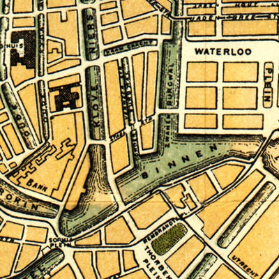 Amsterdam City Map, 1900. Планъ Амстердама Preview 2