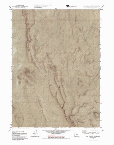 OR-RED LOOKOUT BUTTE: GeoChange 1974-2012 Preview 1
