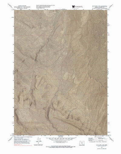 OR-ACTY MOUNTAIN NW: GeoChange 1971-2012 Preview 1