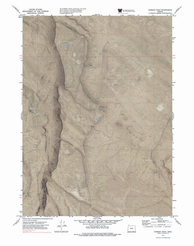 OR-CHIMNEY ROCK: GeoChange 1971-2012 Preview 1