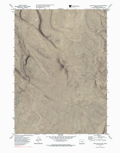 OR-LONE GRAVE BUTTE: GeoChange 1970-2012 Preview 1