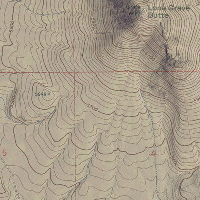 OR-LONE GRAVE BUTTE: GeoChange 1970-2012 Preview 2