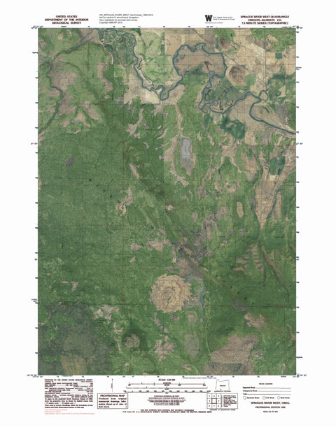 OR-SPRAGUE RIVER WEST: GeoChange 1980-2012 Preview 1