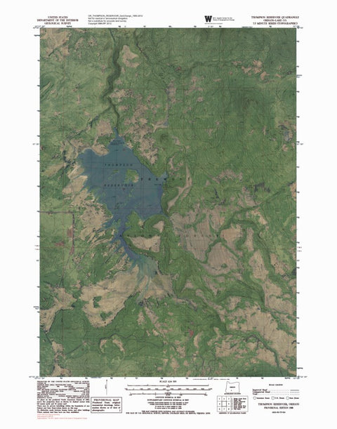 OR-THOMPSON RESERVOIR: GeoChange 1983-2012 Preview 1