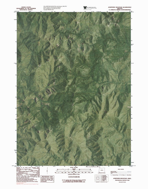 OR-JOSEPHINE MOUNTAIN: GeoChange 1984-2012 Preview 1