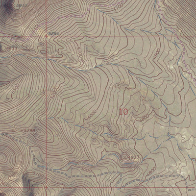 OR-COGLAN BUTTES NE: GeoChange 1963-2012 Preview 3