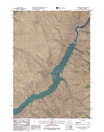 OR-ID-BROWNLEE DAM: GeoChange 1981-2013 Preview 1
